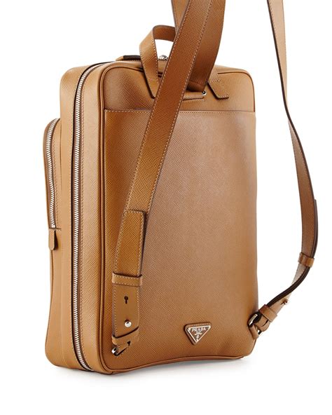 prada cuir slim backpack|prada leather handbags.